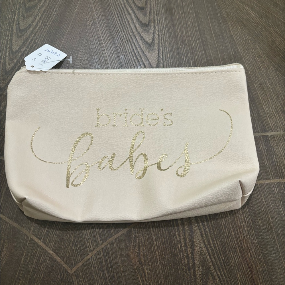 Brides tribe makeup bag